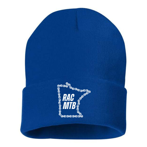 Sportsman 12' Solid Cuffed Beanie - Embroidered Logo Thumbnail