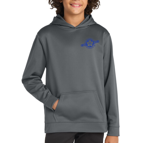 Sport-Tek Youth Sport-Wick Fleece Hooded Pullover - Printed Logo Thumbnail