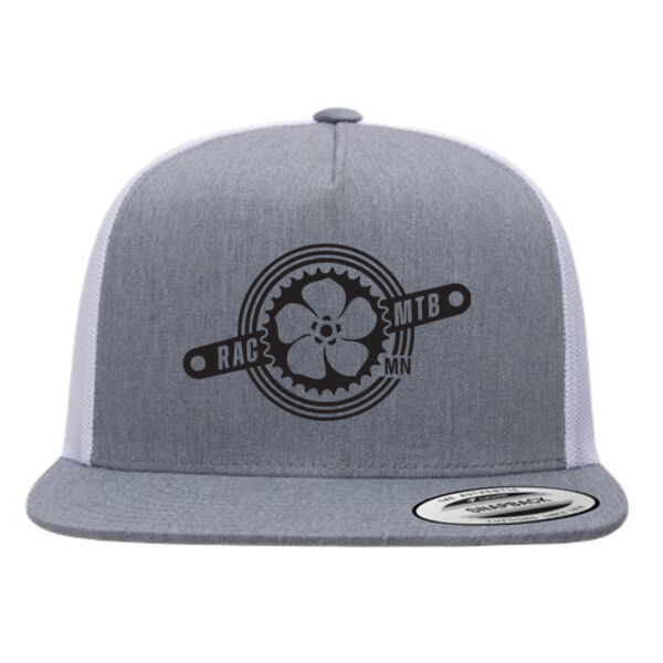YP Classics Classic Five-Panel Trucker Cap - Embroidered Logo Thumbnail