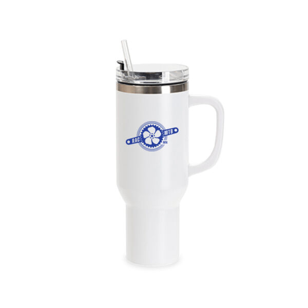 40 Oz. Tumbler with Handle - UV Transfer Logo Thumbnail