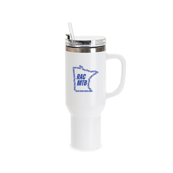 40 Oz. Tumbler with Handle - UV Transfer Logo Thumbnail