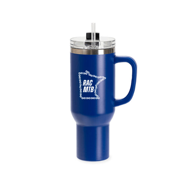 40 Oz. Tumbler with Handle - UV Transfer Logo Thumbnail