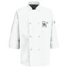 Eight Pearl Button Chef Coat with Thermometer Pocket Thumbnail