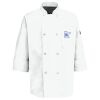 Eight Pearl Button Chef Coat with Thermometer Pocket Thumbnail