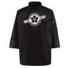 Black Knot Button Chef Coat Thumbnail